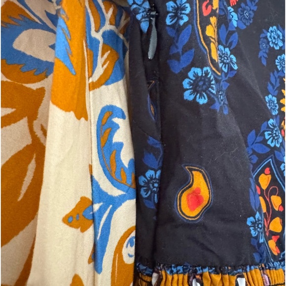 Farm Rio Puff-Sleeve V-Neck Maxi Dress, Size XS - Picture 12 of 13